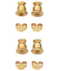 9ct Gold and Gold Plated Earring Butterfly Backs