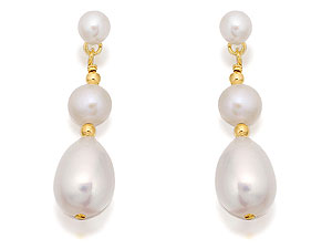 And Graduated Freshwater Pearl Drop