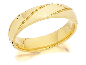 9ct Gold Brides Wedding Ring 4mm - 184274