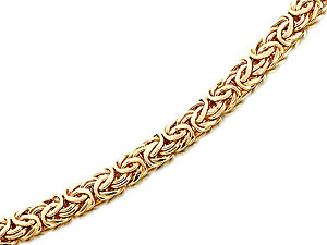 9ct Gold Byzantine Bracelet - 076508