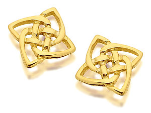 Celtic Pattern Earrings 5mm - 070673