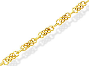 9ct gold Celtic Twist Bracelet 078207