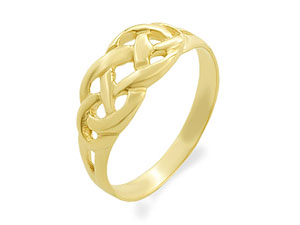 9ct gold Celtic Twist Ring 181967-K