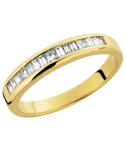 9ct Gold Channel Set Eternity Ring