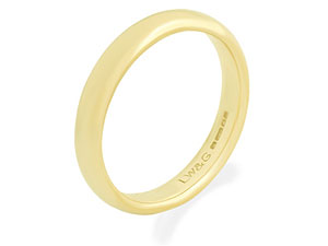 9ct gold Court Brides Wedding Ring 184270