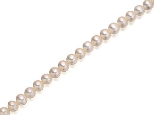 9ct Gold Cultured Freshwater Pearl Necklace 5mm