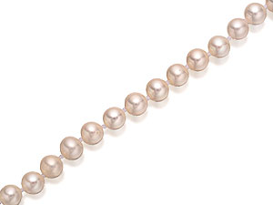 9ct Gold Cultured Freshwater Pearl Necklace 6mm