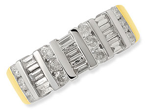 9ct gold Diamond Band Ring (3/4 carat) 046057-J