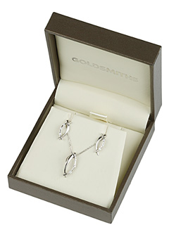 Diamond Pendant and Earring Set