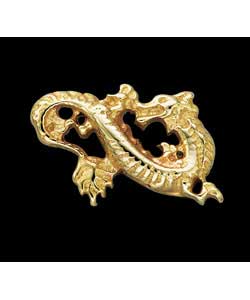 9ct gold Dragon Stud Earring