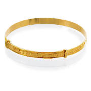 9ct Gold Expander Bangle