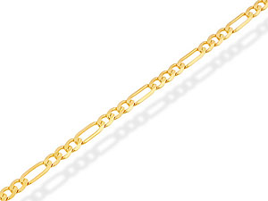 9ct gold Figaro Bracelet 078203