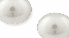 9ct Gold Freshwater Cultured Pearl Earrings 9mm