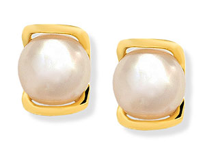 9ct Gold Freshwater Pearl Earrings 070118