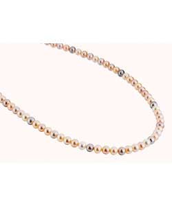 9ct gold Freshwater Pearl Multicoloured Necklace