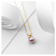 9ct gold Freshwater Pink Pearl Pendant