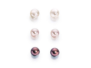 9ct Gold Freshwater White, Silver And Rose