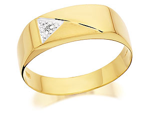 Gentlemans Diamond Signet Ring - 183919