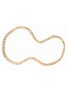9ct Gold Gents 22 Inch Curb Chain