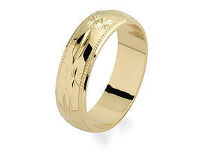 9ct gold Grooms Wedding Ring 184331-U