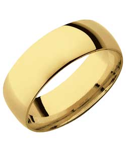9ct Gold Heavyweight Court Wedding Ring