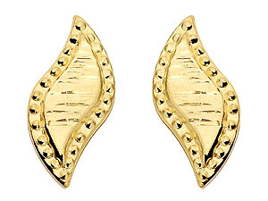Leaf Earrings 11mm - 070103