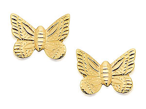 9ct Gold Little Butterflies - 070117