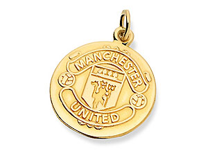 9ct gold Manchester United Crest Pendant 102154
