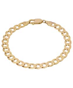 9ct Gold Mens Solid 1/3oz Curb Bracelet