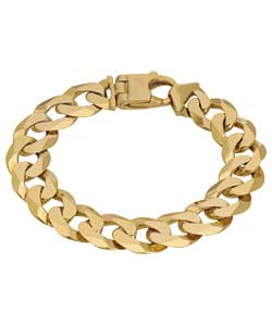 9ct Gold Mens Solid 2oz Curb Bracelet