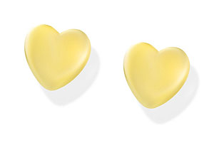 9ct gold Mini Heart Stud Earrings 070436