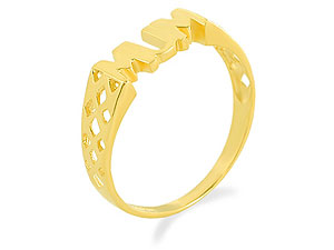 9ct gold Mum Ring 182701-L