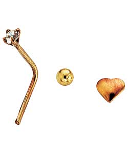 9ct Gold Nose Studs