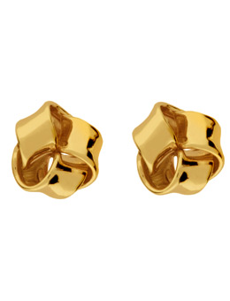 9ct Gold Polished Knot Earrings 15010101
