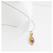 9ct Gold Semi Precious Pendant