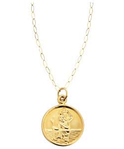 Single Sided St. Christopher Pendant