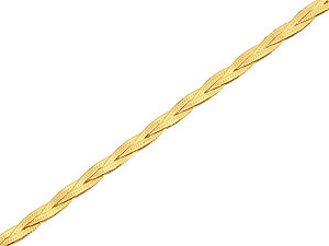 9ct gold Three Plaited Strand Herringbone