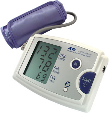 A & D UA-787L Digital Blood Pressure Monitor With Large Cuff