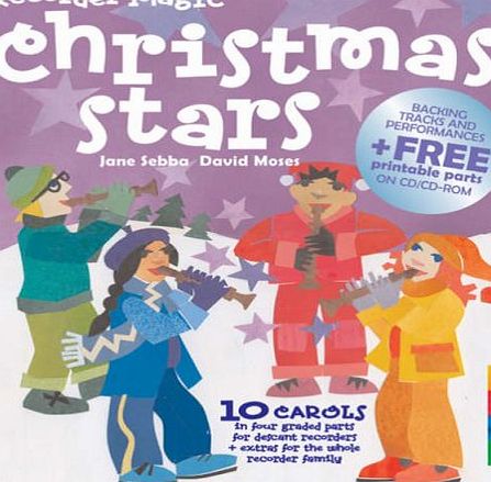 A. & C. Black (Publishers)Ltd Recorder Magic Christmas Stars: 12 Christmas Greats, Arranged in 4 Parts - Solo or Ensemble (Recorde