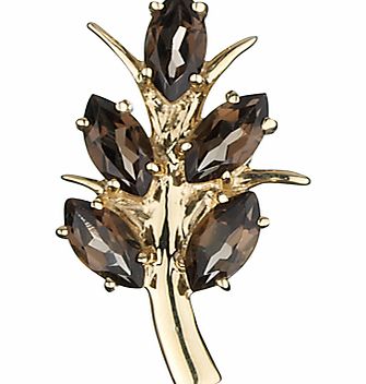 A B Davis 9ct Yellow Gold Vine Brooch