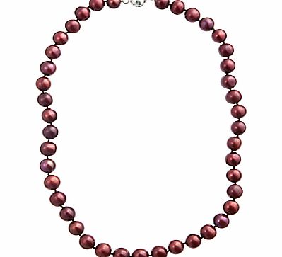 A B Davis River Pearl Magentic Clasp Necklace,