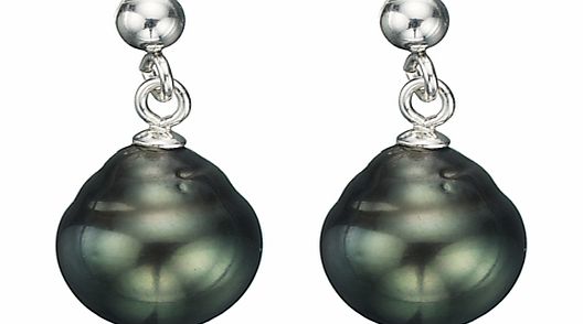A B Davis Sterling Silver Small Tahitian Pearl