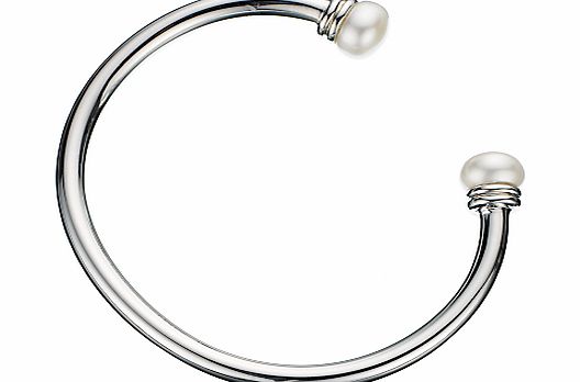 A B Davis Sterling Silver Torque Bangle