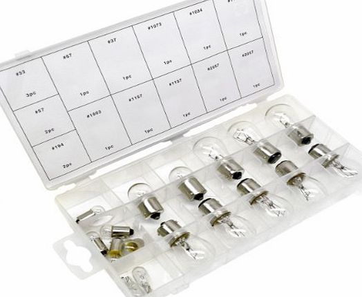 A B Tools Car Bulb Kits 12v Spare Bulbs Assortment AST19