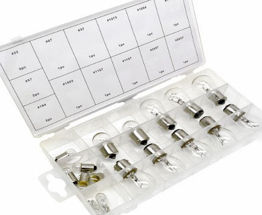 A B Tools Car Bulb Kits 12v Spare Bulbs Assortment AST19