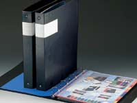 EXP maxi A4 black polypropylene 4 ring binder