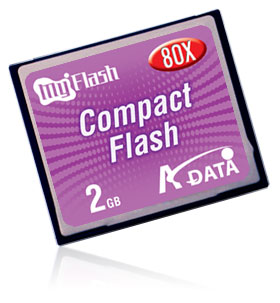 A-Data 80x Compact Flash 256mb card