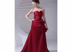 A-line Backless Beading Pleat Ruffles