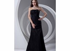A-line Strapless Backless Pleat Dropped