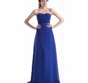 A-line Strapless Backless Pleated Empire